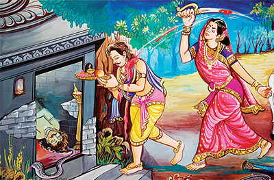 Kamalaxmi attained omniscience with her son