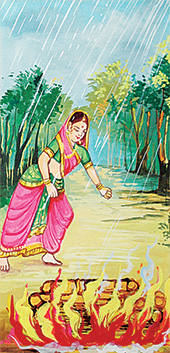 Kamalaxmi attained omniscience with her son